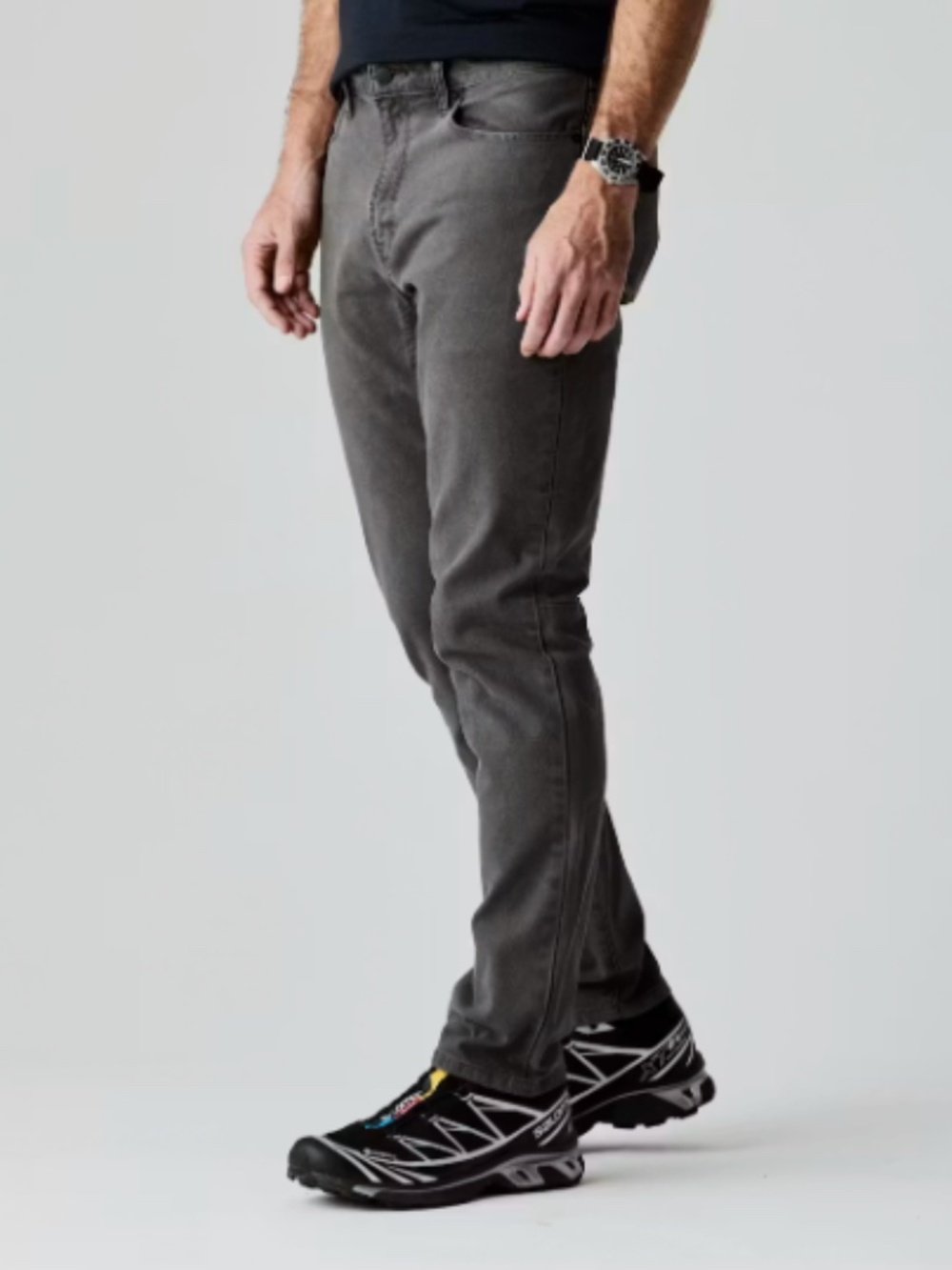 Proof Rover Pant HB Slim Straight Size 36x34 Grey stretch‎ Active (O)
